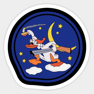 415th Night Fighter Squadron - WWII  wo Txt Sticker